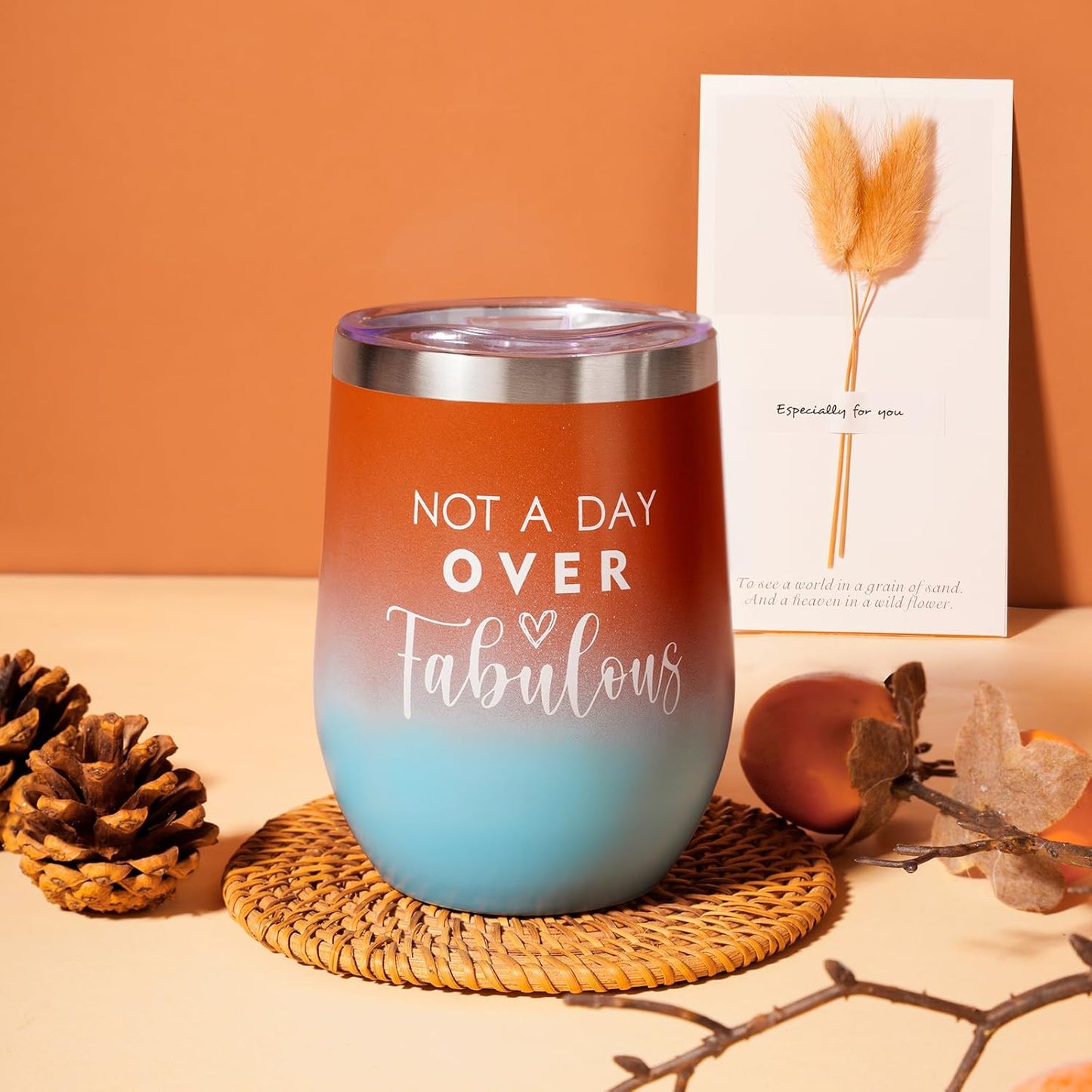 Cozy Gifts for Women Christmas,Birthday Gifts,Luxury Self Care Get Well Gifts,Relaxing Spa Gifts Basket W/Fall Throw Blanket,Orange Gifts for Women,Mom, Wife,Girlfriend,ValentineāS Day Gifts for Her